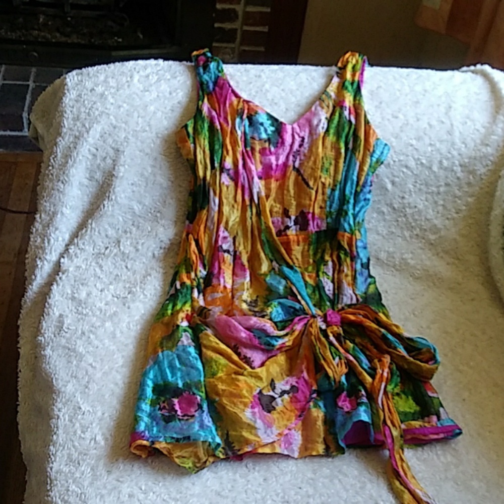 Nanette Lepore Floral Silk Dress Sz 6